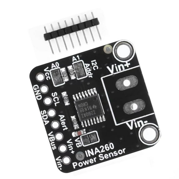 Wide Ranging INA260 Detection Sensoring Module for Efficient Power and Voltages Management in Devices