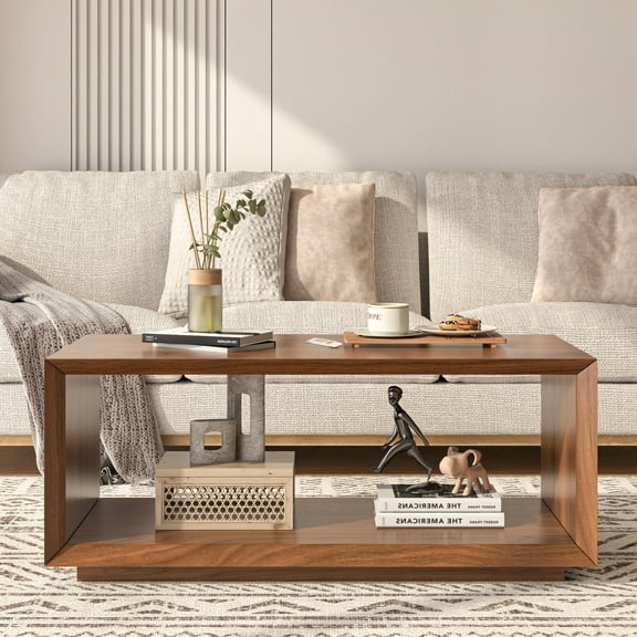 Wide Rectangular Coffee Table, coffee table modern, large coffee table, living room