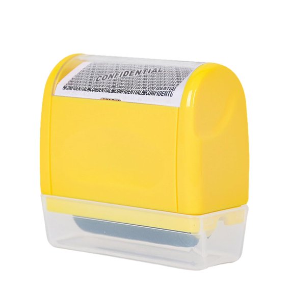 Wide Roller Stamp,Sovob Identity Protection Roller ID Security Theft Protection Roller Stamp Inks,Information Blocker Security Stamp Roller