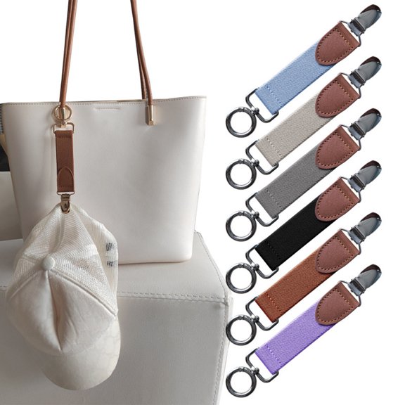 Wide Rope Anti-slip Clip Metal Buckle Hat Clip Hands Free Bag Hat Clip Handbag Accessories