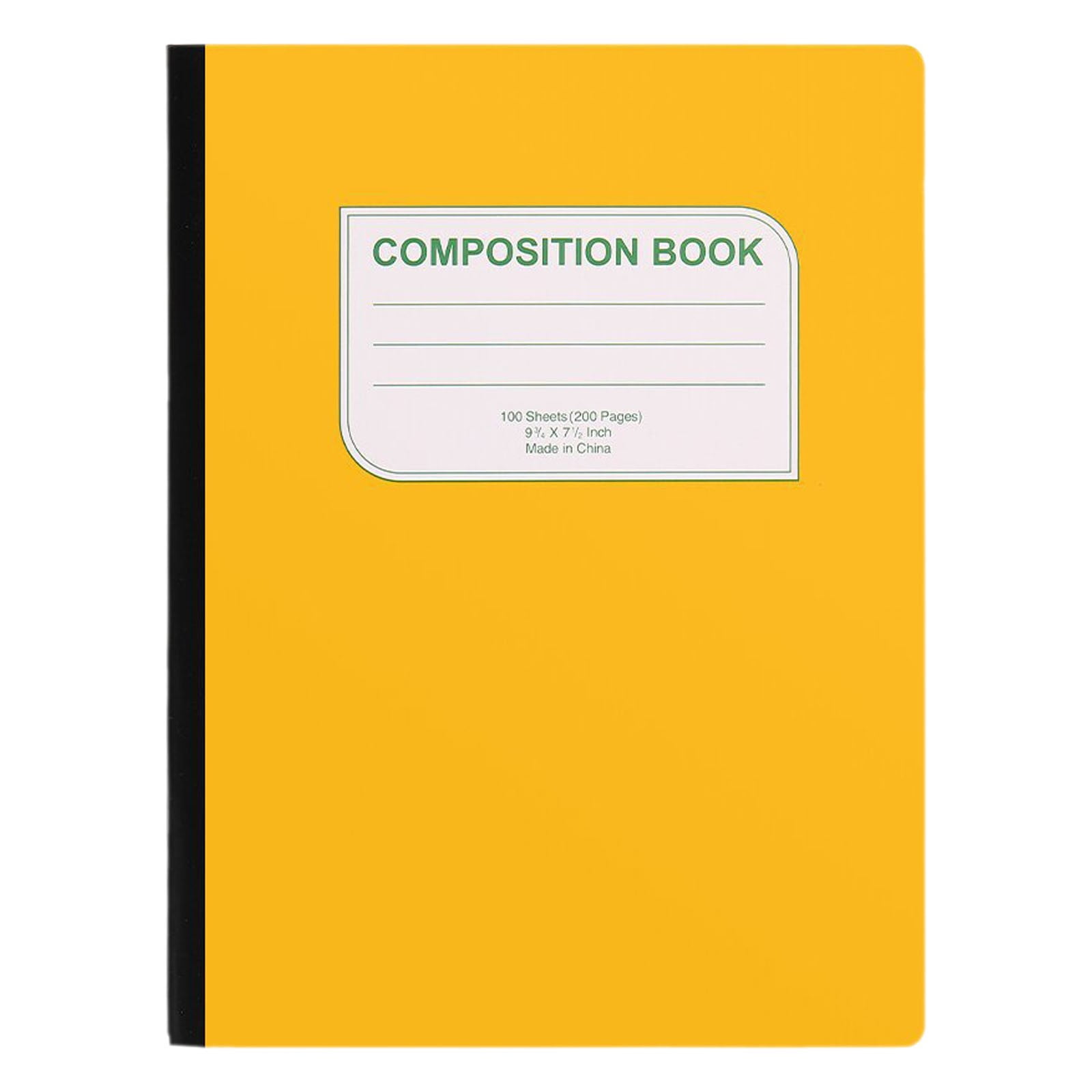 Wide Ruled Composition Notebook, 1 Pack, 9.75" × 7.5", 200 Pages ...