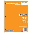 thumbnail image 1 of Wide Ruled Orange Notebook 72 Pages, 1 of 3