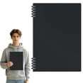thumbnail image 1 of Wide Ruled Spiral Notebook,10 x7.1 Inch Black Coil Bound Notebooks,Sturdy Hardcover B5 Lined Spiral Journal,Durable Memo Books for Work Journaling,Notes Writing,Daily Office Supplies, 1 of 4