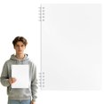 thumbnail image 1 of Wide Ruled Spiral Notebook,10 x7.1 Inch White Coil Bound Notebooks,Sturdy Hardcover B5 Lined Spiral Journal,Durable Memo Books for Work Journaling,Notes Writing,Daily Office Supplies, 1 of 4