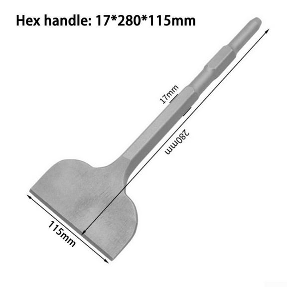 Wide SDS Electric Hammer Chisels Flat & V-Type Tile Chisel Hex Hand Wide Chisel