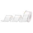 thumbnail image 1 of Wide Satin Ribbon with Gold Edges Border Grosgrain Fabric Ribbon for Gift Wrapping Wedding Bouquet White 1 1/2 Inch x 25 Yard, 1 of 7