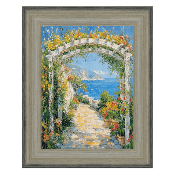 Wide Scoop Brushed Silver Picture Frame 30x30 frame