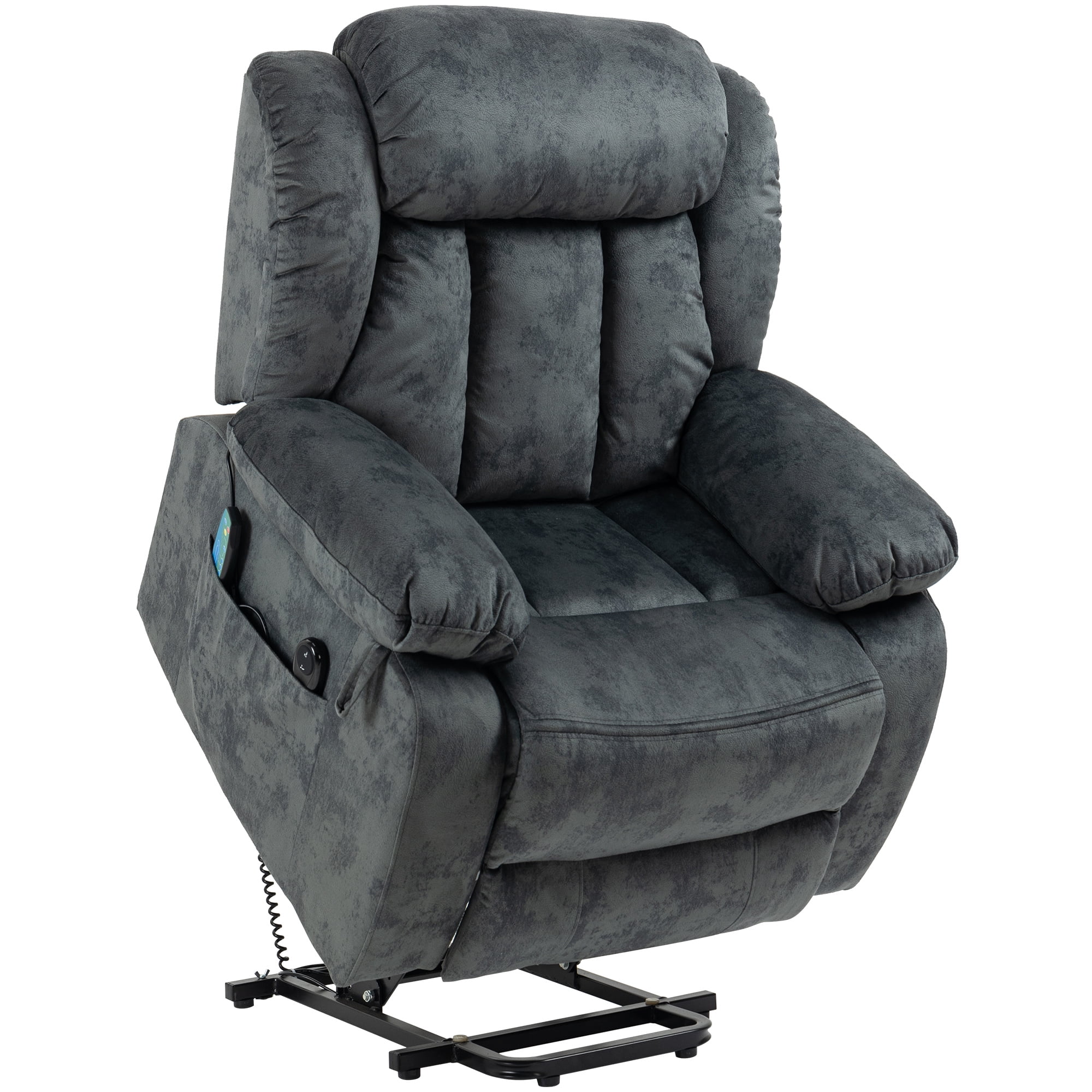 Wide Seat Lift Chair, Power Lift Recliner with Heat Therapy and Massage