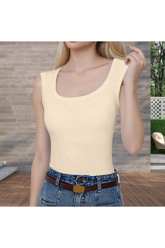 Wide Shouldered I Shaped Vest For Women Undershirt With Auxiliary Thread Sleeveless Top With Suspender (without Chest Pad) Crop Top Loose Top Tan Top Women Loose Silk Lace Top Camisole with Bra Pack