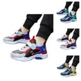 thumbnail image 1 of Wide Sneakers for Boys Girls Durable Walking Running Shoes Easy Wear Shoes Kids Tennis Athletic Running Walking Lightweight Sneakers for Little/Large Kid, 1 of 8
