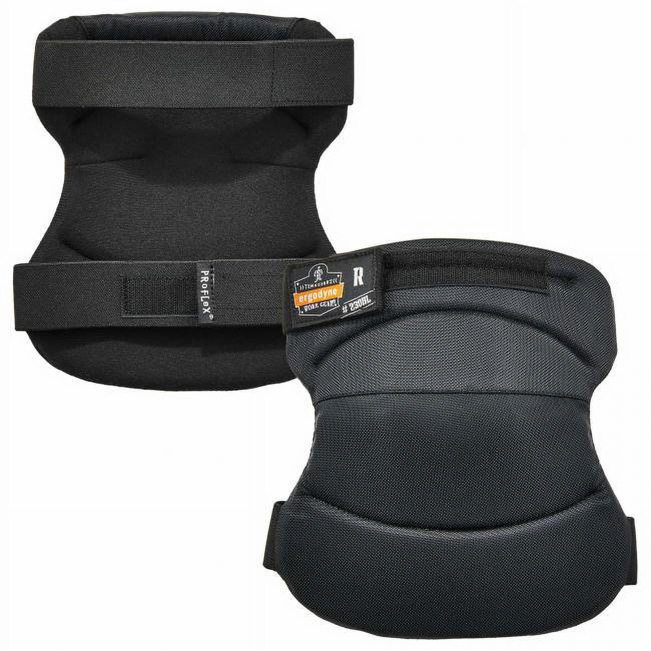 Wide Soft Cap Knee Pads, Black
