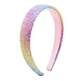 thumbnail image 1 of Wide Sparkly Headband For High Hairline Glittery Hair Accessory Women Girls Fashion Hair Band, 1 of 4