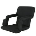Wide Stadium Seats Chairs For Bleachers w/Back Cushion 5 Reclining