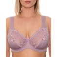 thumbnail image 1 of Wide Strap Bra Plus Size Full Coverage Underwire Support Panels 34 36 38 40 42 44 46 / C D E F G H I J ( 48D, Lavender), 1 of 3