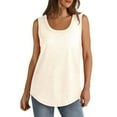 thumbnail image 1 of Wide Strap Ribbed Tank Layering Tank Tops for Women Thick Strap Tank Tops Summer Tank Tops for Women Athletic Tank Tops Womens Flowy Tops Plus Size Tank Tops Brown 5XL, 1 of 5