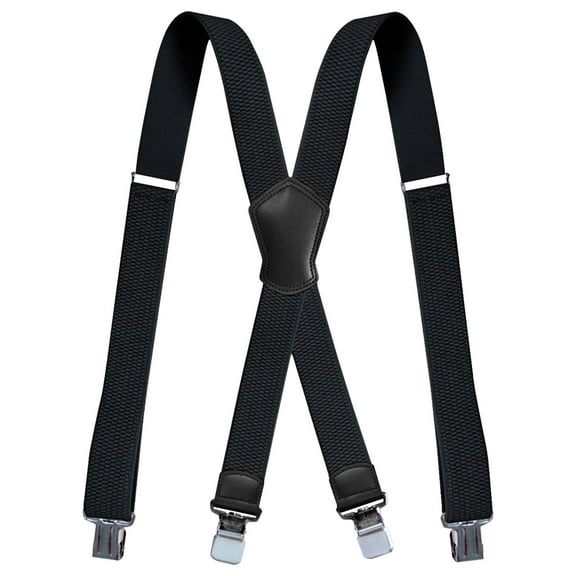 Wide Suspenders for Men, X-Back Belt Suspenders, Adjustable Shoulder Strap,Tool Belt Suspenders, Heavy Duty Clips Adjustable Suspenders for Men Women
