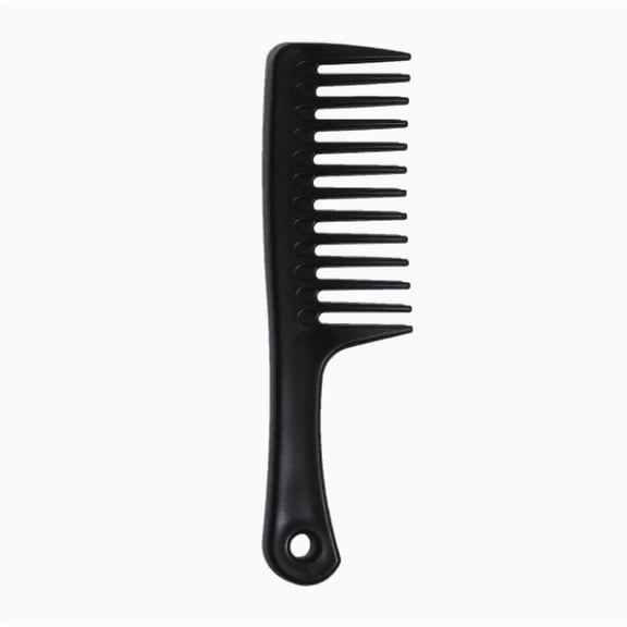 Wide Teeth Comb, Suitable for Daily Beauty and All Hairstyles, Black Wide Teeth Styling Comb, Suitable for Both Men and Women, Wet and Dry Dual-Use