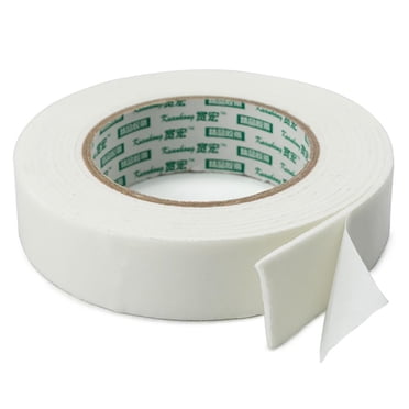 SD Fixings Heavy Duty Foam Double Sided Tape - 10 Metres X 20mm, White, Strong Adhesive