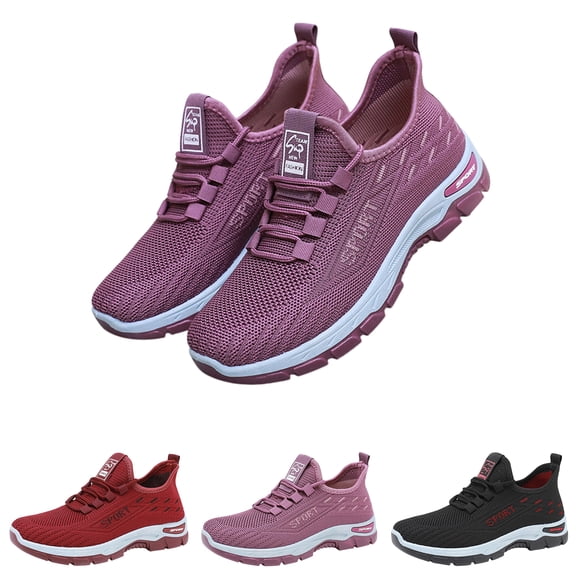 Wide Toe Box Shoes Women Non-Slip Ultra Light Running Sneakers Extra Wide Feet Arch Support Walking Shoes Tennis Diabetes Breathable Gym Workouts, 41
