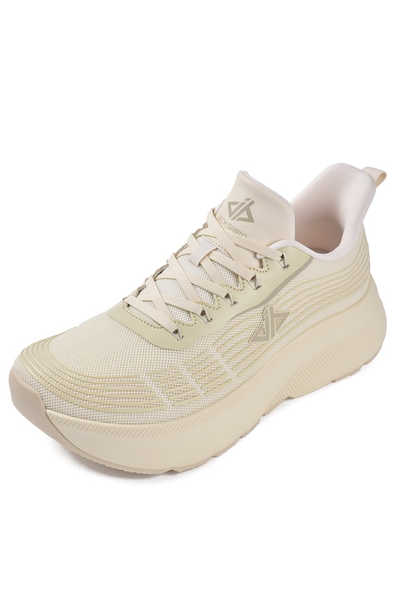 Wide Toe Women's Road Running Shoes Slip in Hands up Free Arch Support Athletic Walking Fashion Sneaker with Memory Foam Zero Drop Sole