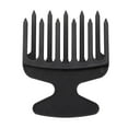 Wide Tooth Afro Hair Pick Comb Detangle Wig Braid Hairbrush Oil for