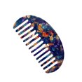thumbnail image 1 of Wide Tooth Comb, Antistatic Hair Comb, French Pocket Hair Comb with Rounded Tips for Detangling Thick Curly Hair, Acetate Material Hairdressing Tool for Scalp Massage and Hair Care, 1 of 3