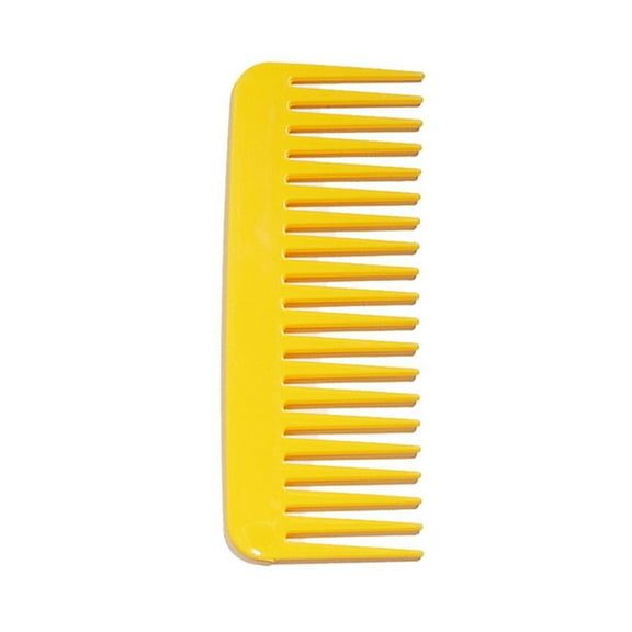 Wide Tooth Comb - Detangling Hair Comb for Curly Thick Wet Dry Hair, Anti Static No Handle Styling Comb Lightweight Portable Shower Comb for Women Men, Travel Hair Tool, Black