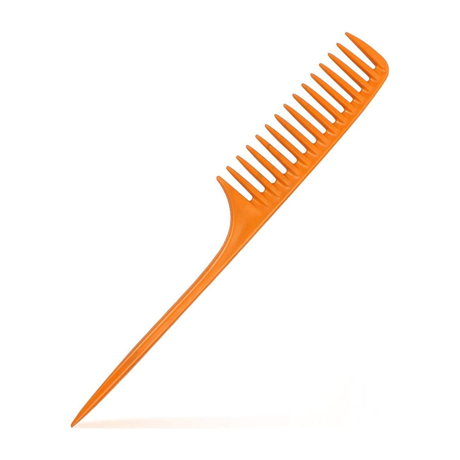 Wide Tooth Comb for Curly Hair,Long Hair,Wet Hair,Detangling Comb, Paddle Hair Comb (Black, Rat