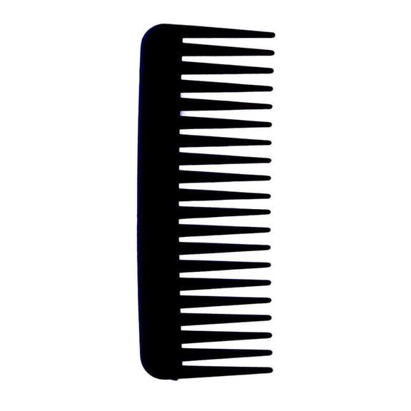 Wide Tooth Comb for Detangling Wet or Dry Hair, Plastic Scalp Massager