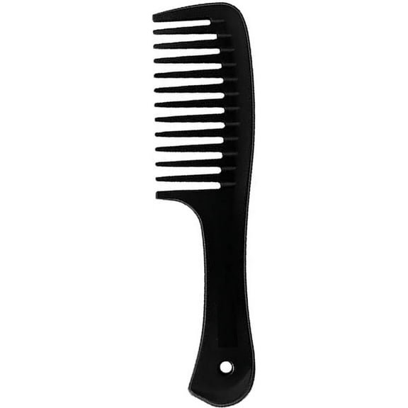 Wide Tooth Comb for Smooth & Sturdy Styling of Long, Wet, or Curly Hair - Heat Resistant & Anti-Static