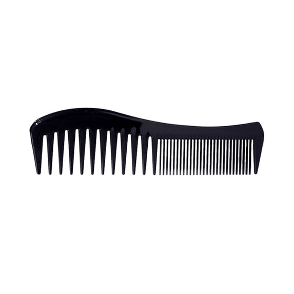 Wide Tooth Detangler Comb - Arc-Design Hairbrush, Wet/Dry Use for Smooth Hair, Ergonomic Handle