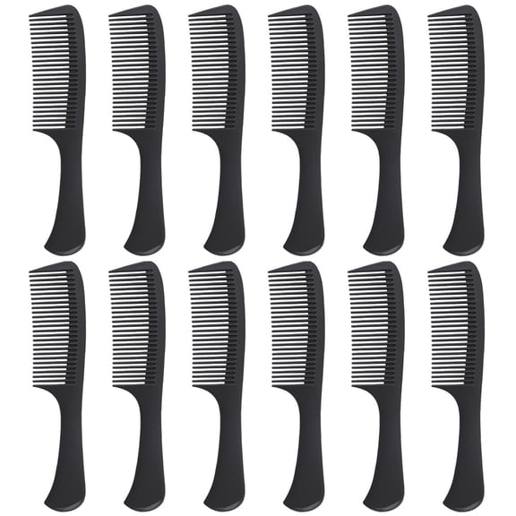 Wide Tooth Detangling Comb for Curly Long Wet Hair - Reduces Hair Loss and Dandruff, Suitable for Styling and Professional Care (24 pcs)