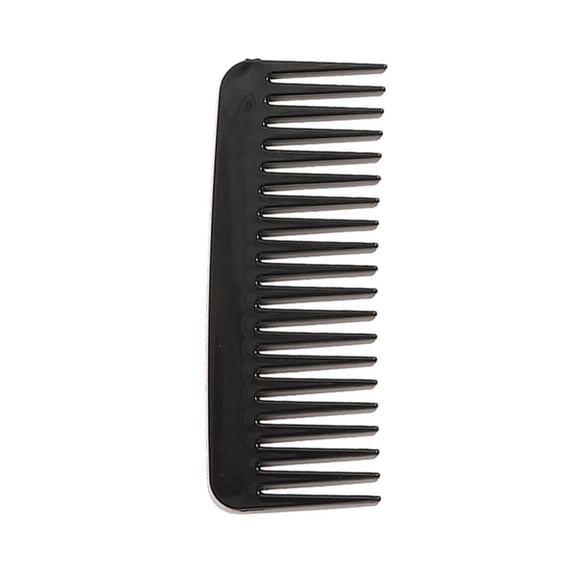 Wide Tooth Massaging Comb - Detangling Hair Comb, Comfortable Grip, Ideal for Curly or Thick Hair, Gentle Scálp Massage, Hair Care Tool, Salon Style, Anti-static, Easy to Clean, Pe Makeup Organizers