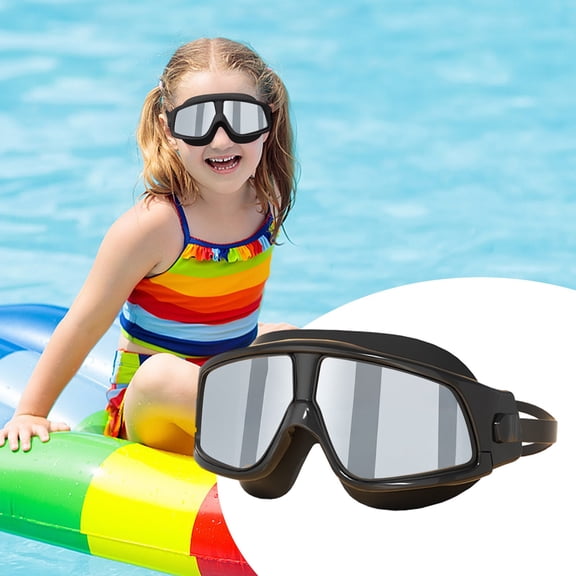 Wide View Swimming Goggles Anti Fog UV Protection Swim Goggles for Men Women Youth Leakproof Swim Glasses with Adjustable Strap for Pool Training Lap Swimming Water Sports
