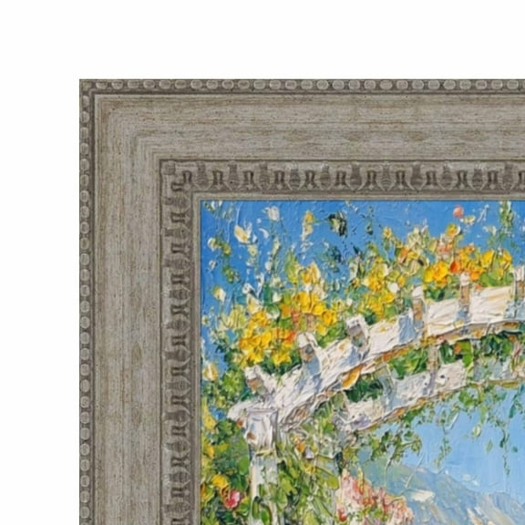 Wide Vintage Silver Traditional Picture Frame 30x40 frame