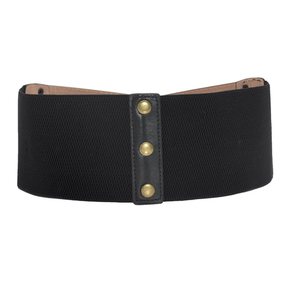 Wide Waist Belts for Women Waist Belts for Women Fashion Wide Stretch Belts for Women Wide Belts for Women Fashion Elastic Belt for Dresses Red Stretch Belts for Women,Black