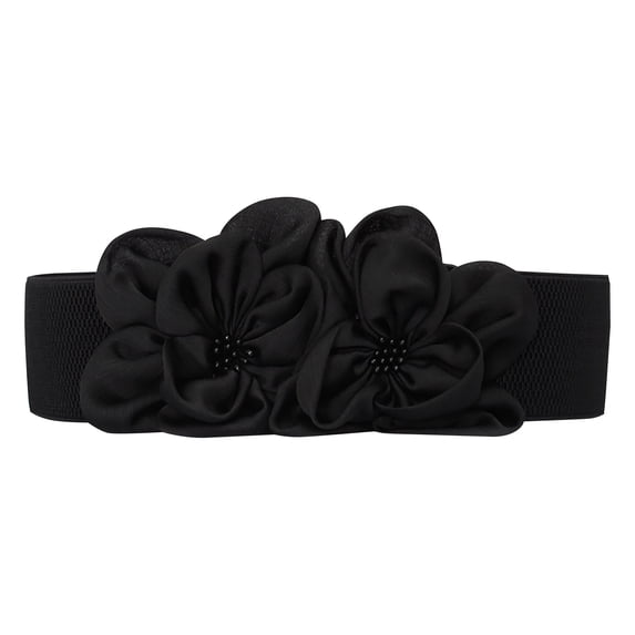 Wide Waist Belts for Women Women Belts Fashion for A Jumpsuit Stretch Belts for Women Fashion Wide Belts for Women Fashion Elastic Belt for Dresses Wide Belts for Women Dresses,Black