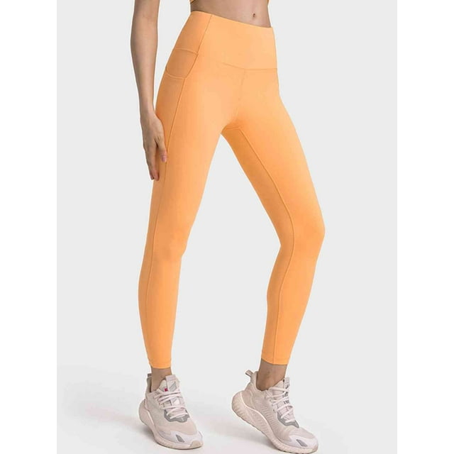 Wide Waistband Slim Fit Long Sports Leggings - Walmart.com