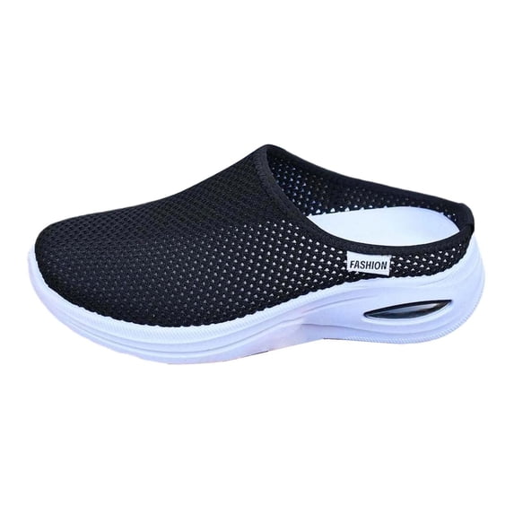 Wide Width Orthopedic Walking Shoes for Women - 2026 Orthopedic Breathable Soft Sneaker Non-Slip Arch Support Anti-Skid Slip On Shoes Non Slip Food Service Lightweight Sneaker 38