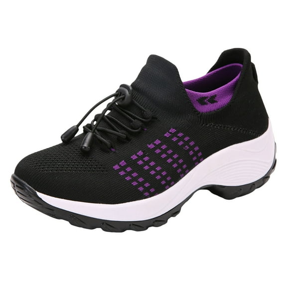 Wide Width Slip on Shoes for Women Sneakers for Women Athletic Running Shoes Colorful Sneakers