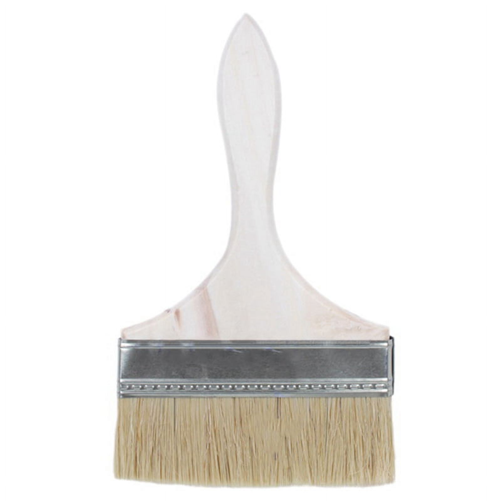 Wide Wooden Handle Paint Brush Wall Painting Tool for Acrylic Oil