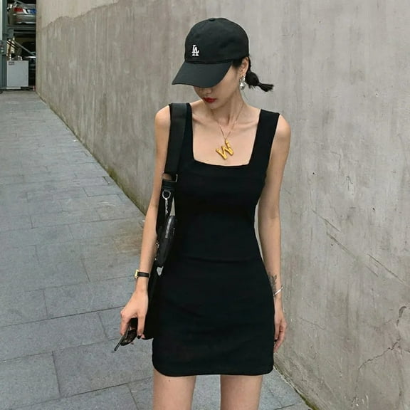 Wide band slip dress women feel thin slim body can be worn inside can be worn outside the package hip skirt