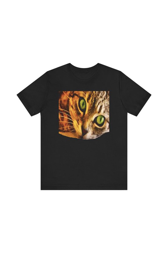 Wide-eye Cat Unisex Jersey Short Sleeve Tee