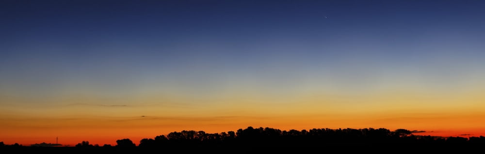 Wide panorama of Comet Panstarrs Buenos Aires Argentina Canvas Art - Luis ArgerichStocktrek Images (50 x 16)