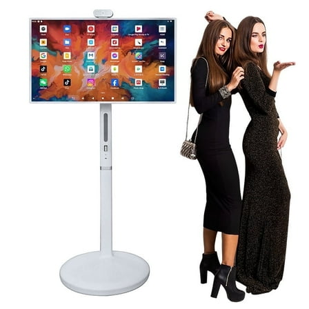 WideMeet 32inch Wireless Portable Smart Tv Touch Screen 1080p Monitor Android for Indoor Party