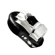 Widealiff MMA Focus Mitts for Boxing Training Curved Thai Pads for Muay Thai Black White