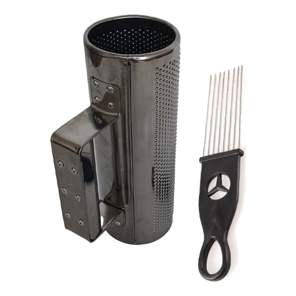 Widealiff Metal Stainless Steel Percussion Guiro Instrument Antislip