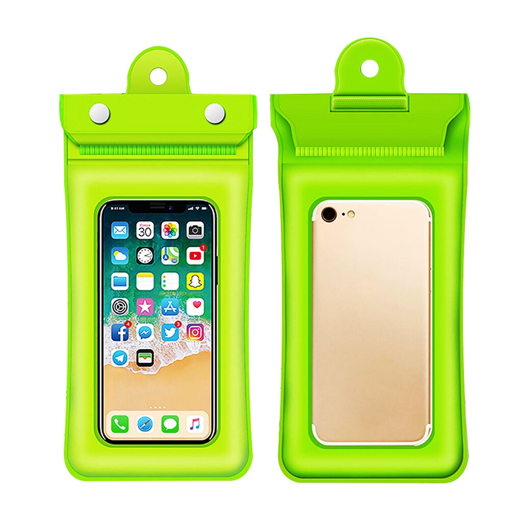 Plongé Calfskin Phone Bag - Green