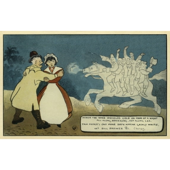 Widecombe Fair Poster Print By Mary Evans Picture Librarypeter & Dawn Cope Collection (36 X 24)