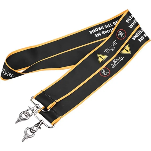 Widen Lanyard Strap Neck Sling with Warning Sign Drone Accessory for DJI RC PRO/for DJI RC/Mini 3 Pro/Mini 4 Pro Remote Controller